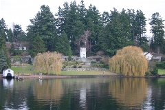 On Lake Washington, A man's home can truly be his castle.