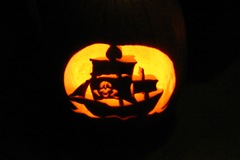 Avast ye' 'lubbers - carved by Perri