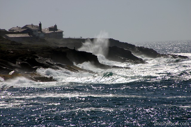Spray on the rocks