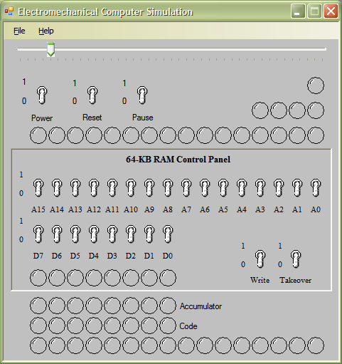 Electromechanical Computer User Interface