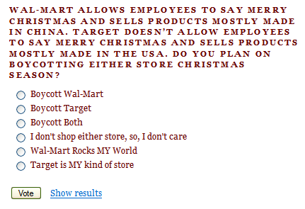 Wal-Mart Question