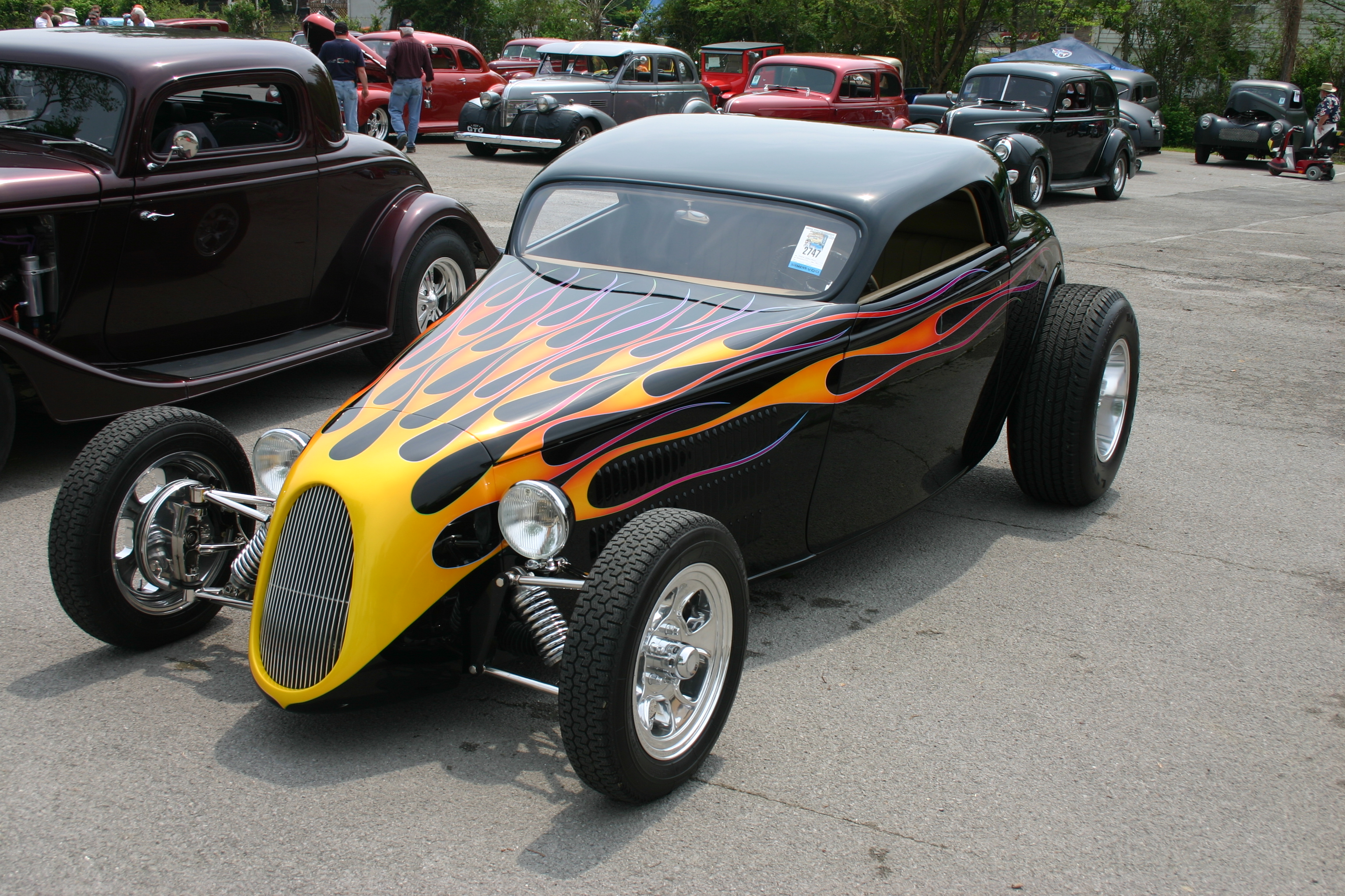 A beautiful street rod that I saw in Tennessee
