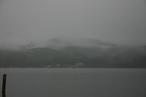 Devils Lake in the Rain