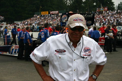 Don "The Snake" Prudhomme with his ever present toothpick (Seattle, 2004)