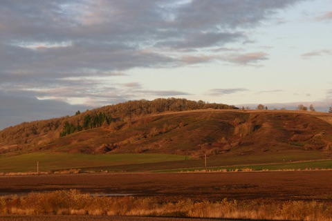 The view from Basket Slough Saturday evening.